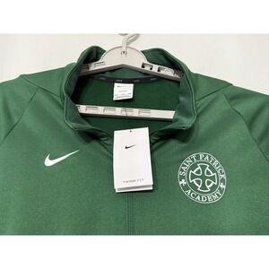 Nike Therma FIT Blue 1/4 Zip Fleece Pullover Top Men's 3xl CN9492 Green New Logo